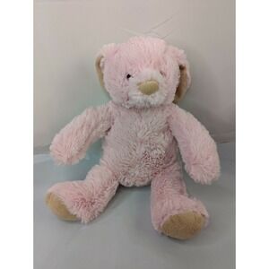 Pink Rabbit Plush Bunny Tan Nose Ears 12 Inch Pem America Stuffed Animal Toy